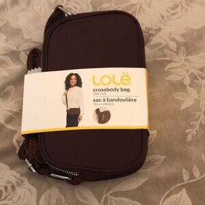 Lole Burgundy Crossbody Bag